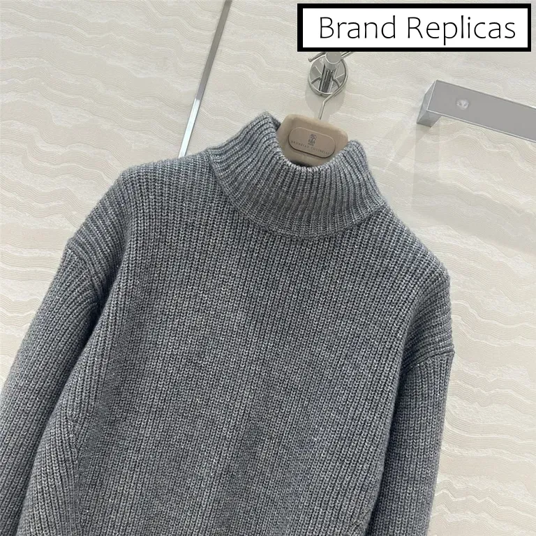 BC Turtleneck Cashmere Sweater Grey